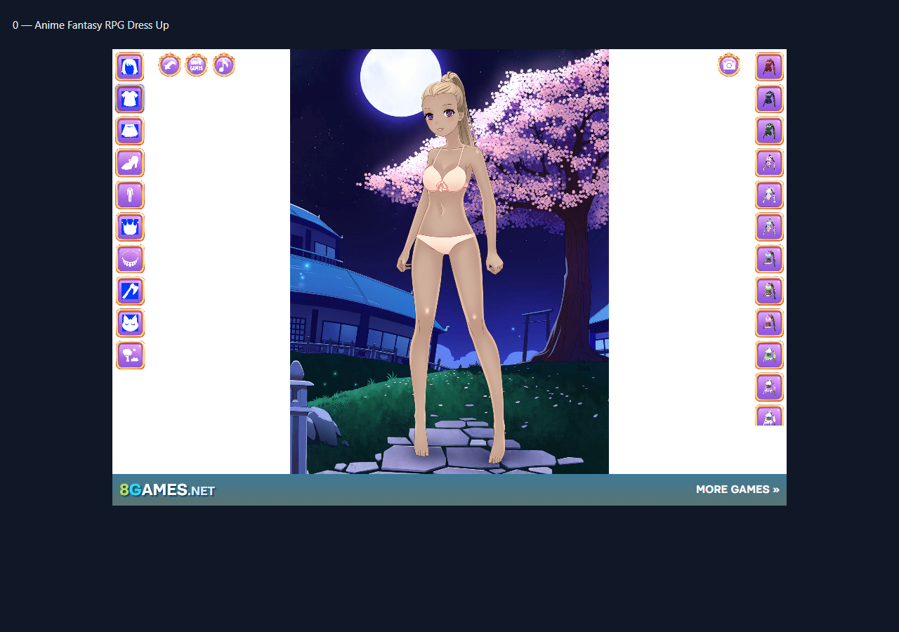 Anime Fantasy RPG Dress Up during the isolated browser check